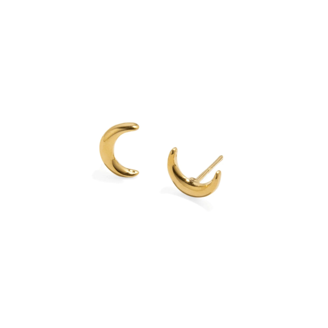 Embrace the mystical and celestial energies with our Mini Moon Studs. These delicate studs feature a charming lunar design, adding an enchanting touch to your everyday look. Perfect for the astrology lover in you, these studs are a must-have for any celestial-inspired jewelry collection.
Perfect for the dreamers and stargazers in your life (or for treating yourself).
Material: 14K gold plated