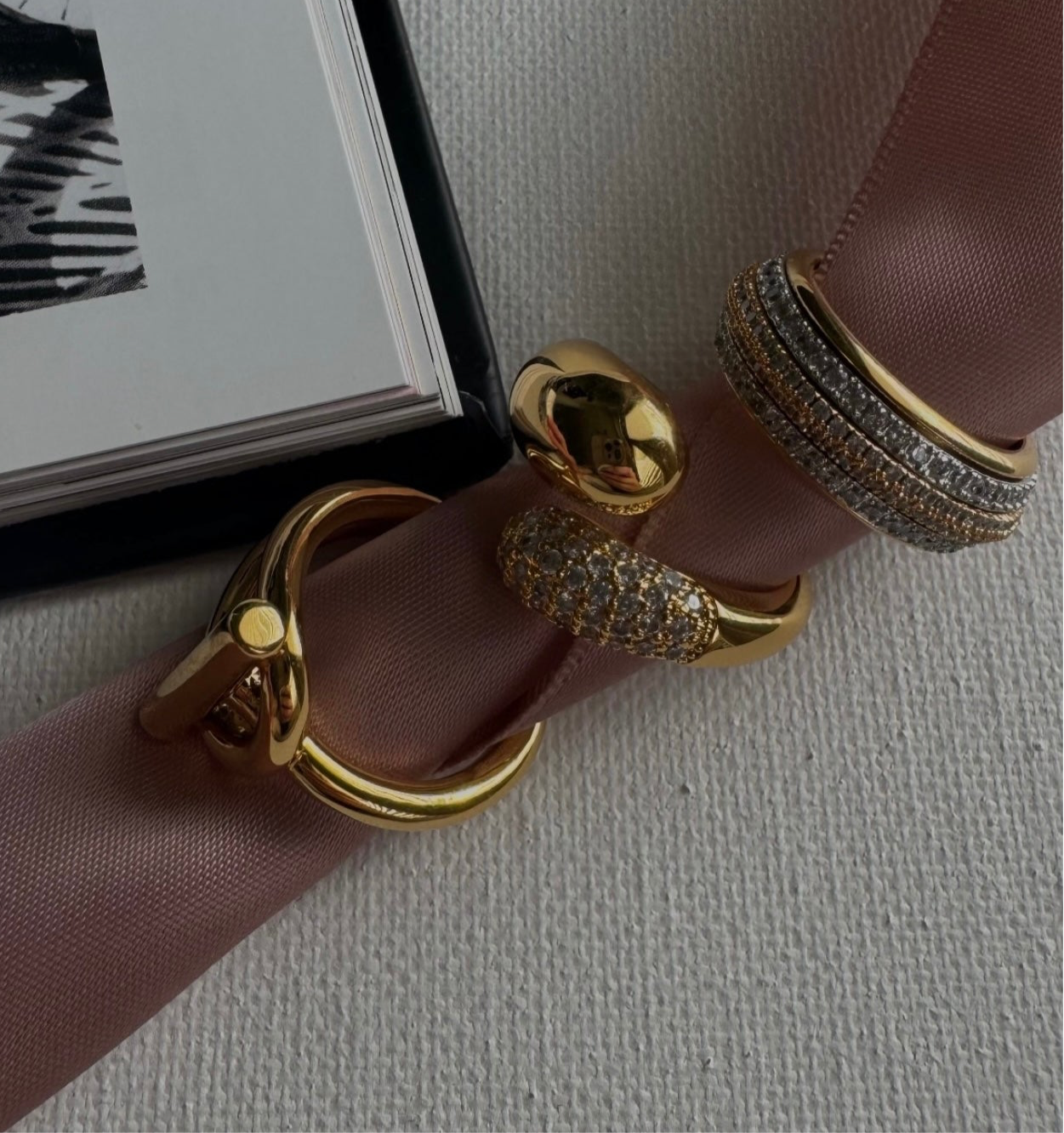 Dual Color Sparkle Ring