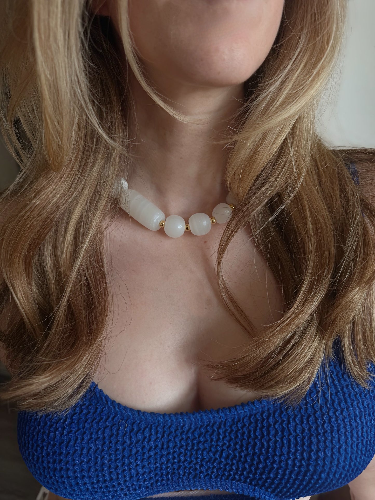 Clear Quartz Crystal Necklace