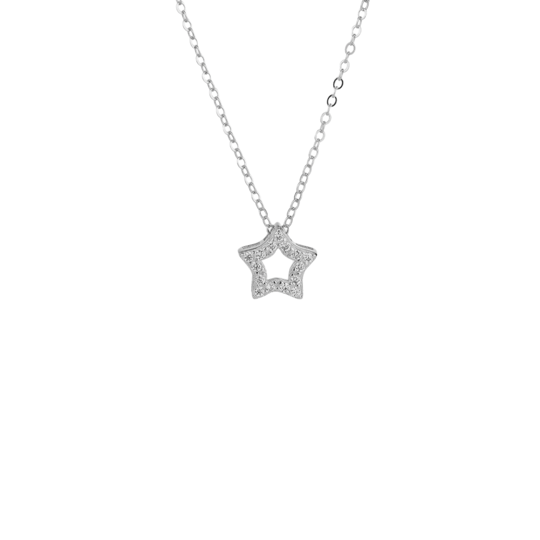 Dare to shine with our Contour Mini Silver Star Necklace! This delicate piece features a silver star design that will add a touch of sparkle to any outfit. Whether you're dressing up or keeping it casual, this necklace will make you stand out and embrace your inner adventurer!
Unleash the power of your YOUniverse… and look HOT doing it.
Material: 925 Sterling Silver
Measurements: 16.6 in + 1.2 in
pendant: .35 in x .35 in
