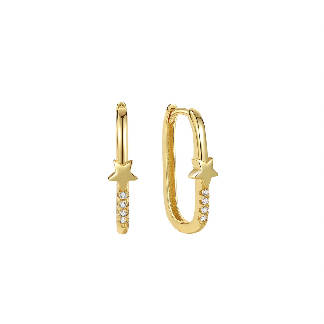 Indulge in the celestial beauty of our Clip Star Sparkle Hoops! These stunning earrings feature a dazzling star sparkle design, adding a touch of glamour to any outfit.
Unleash the power of your YOUniverse… and look HOT doing it.
Material: 925 Sterling Silver + gold plated 18K
Measurements: .85 x .57 in