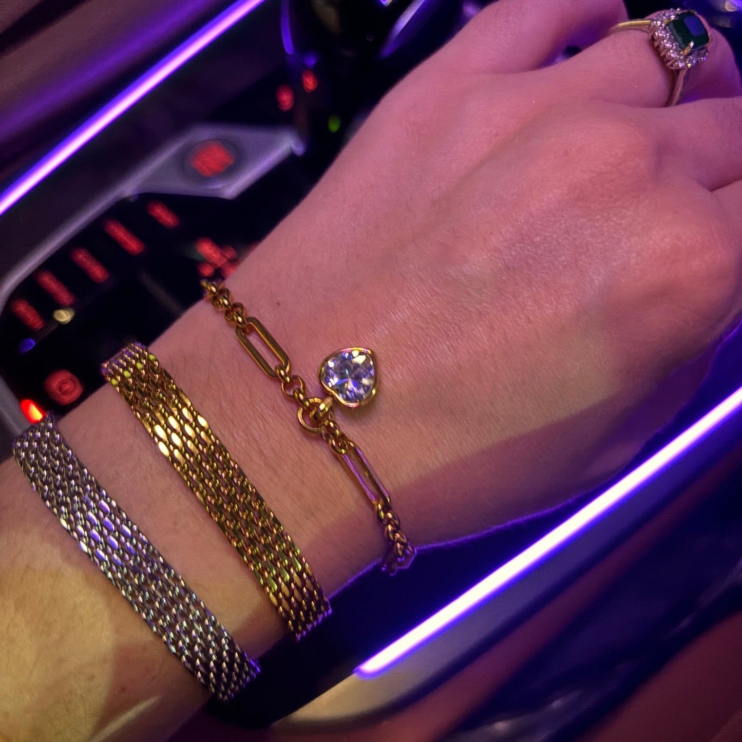 Lauren woven bracelet styled