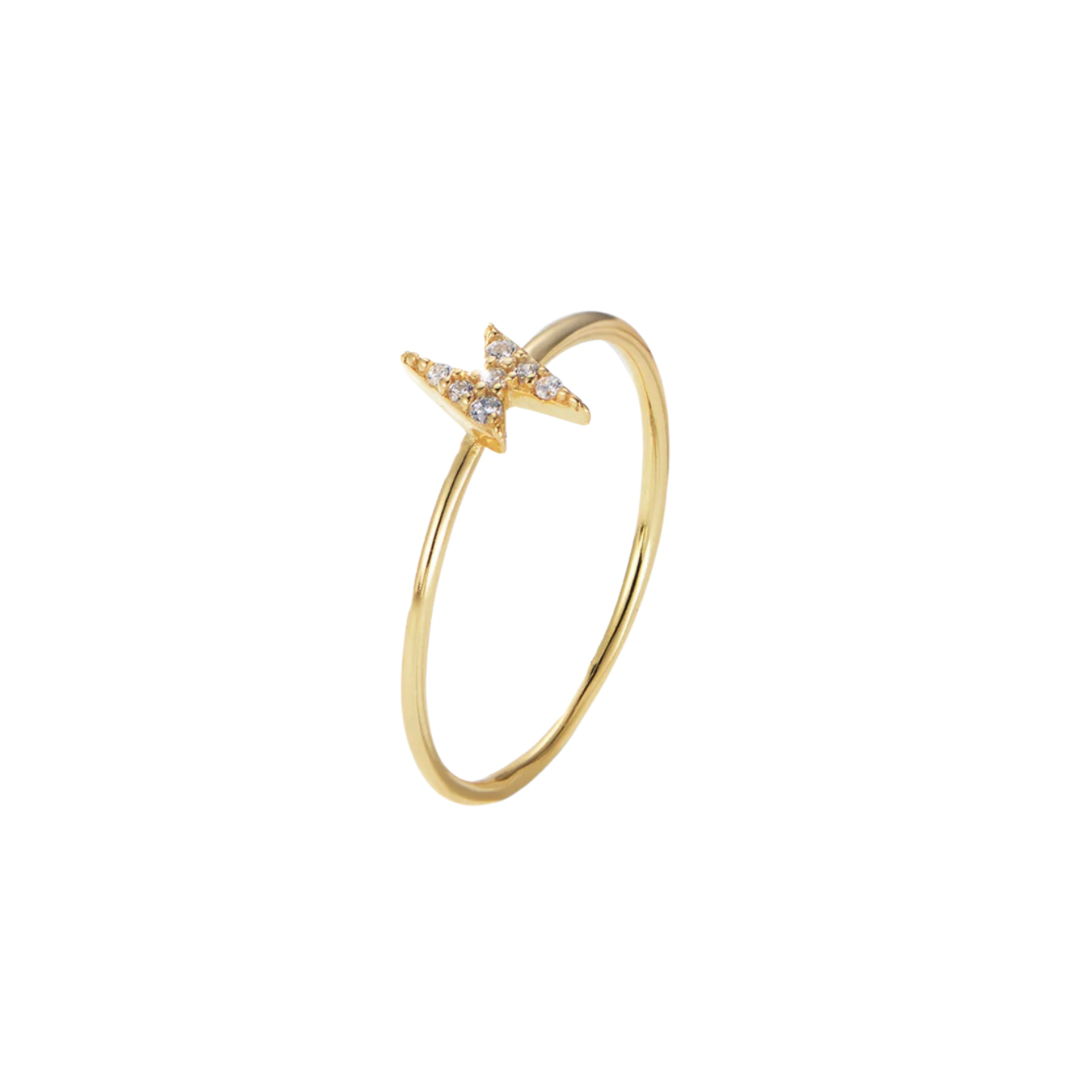 Spark up your style with our Lightning Golden Ring! This delicate ring features a stunning lightning design that adds a touch of electricity to any outfit. Feel empowered and stylish with this unique accessory. (Don't worry, it won't actually shock you! ⚡
Material: .925 Sterling Silver + 14K gold plated