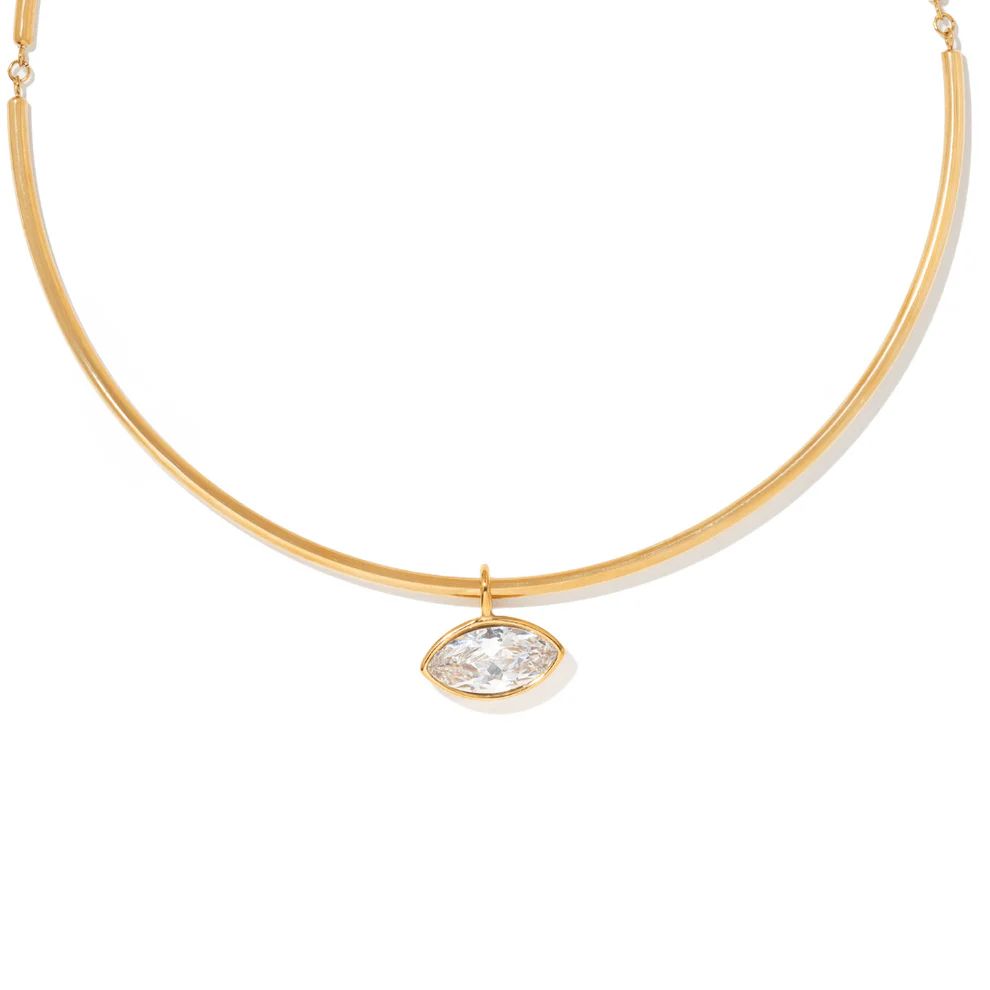 Caroline Marquise Collar Necklace