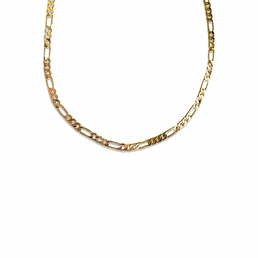 Kira Gold Figaro Chain Choker