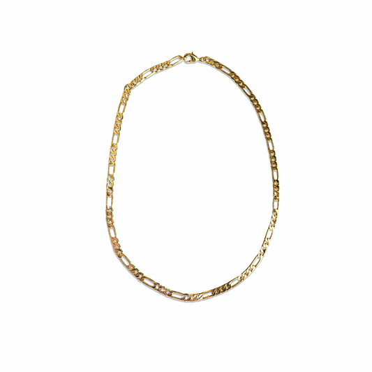 Kira Gold Figaro Chain Choker