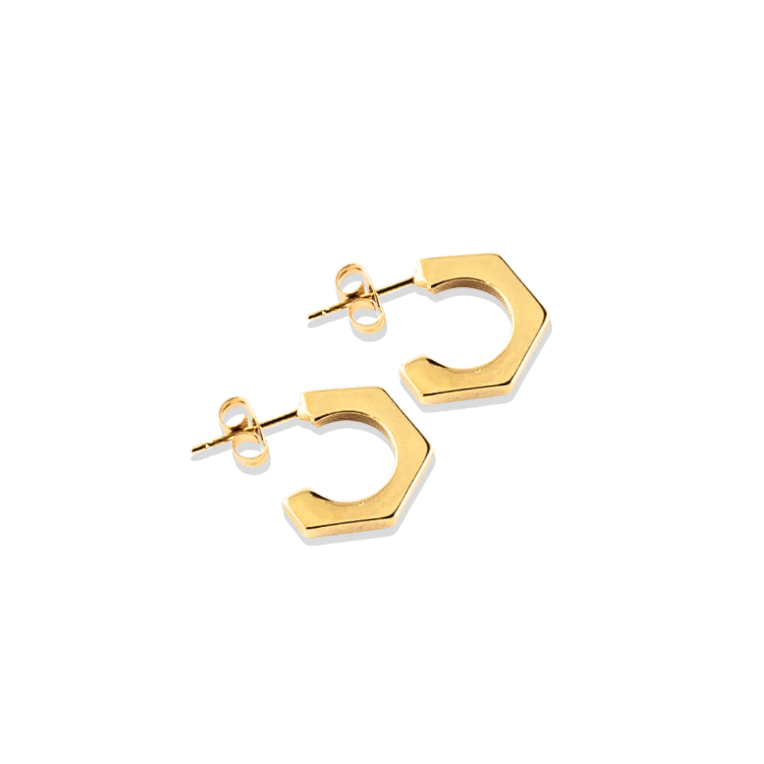 Hexagon Earrings