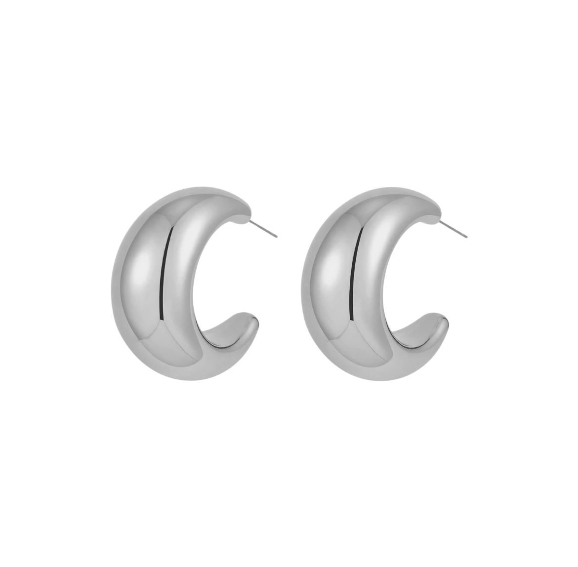The Bold hoops is the classic hoop we all love. We can wear this over and over again for our all-time staple.
thick hoop earrings the most in-demand and chunky styles
Material: Stainless Steel
Measurements: 1.60 x .75 in