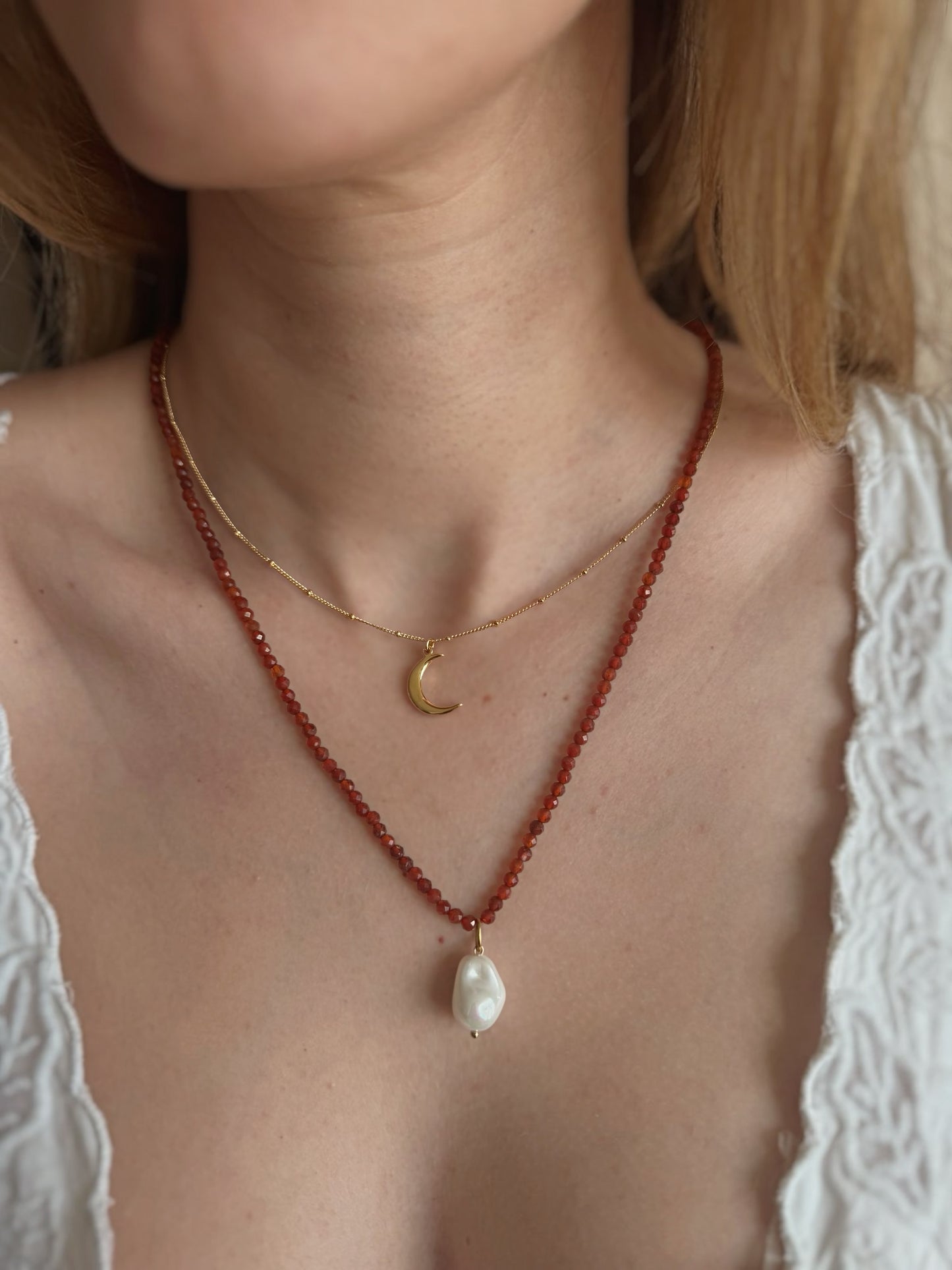 Sunset Pearl Sunkissed Necklace