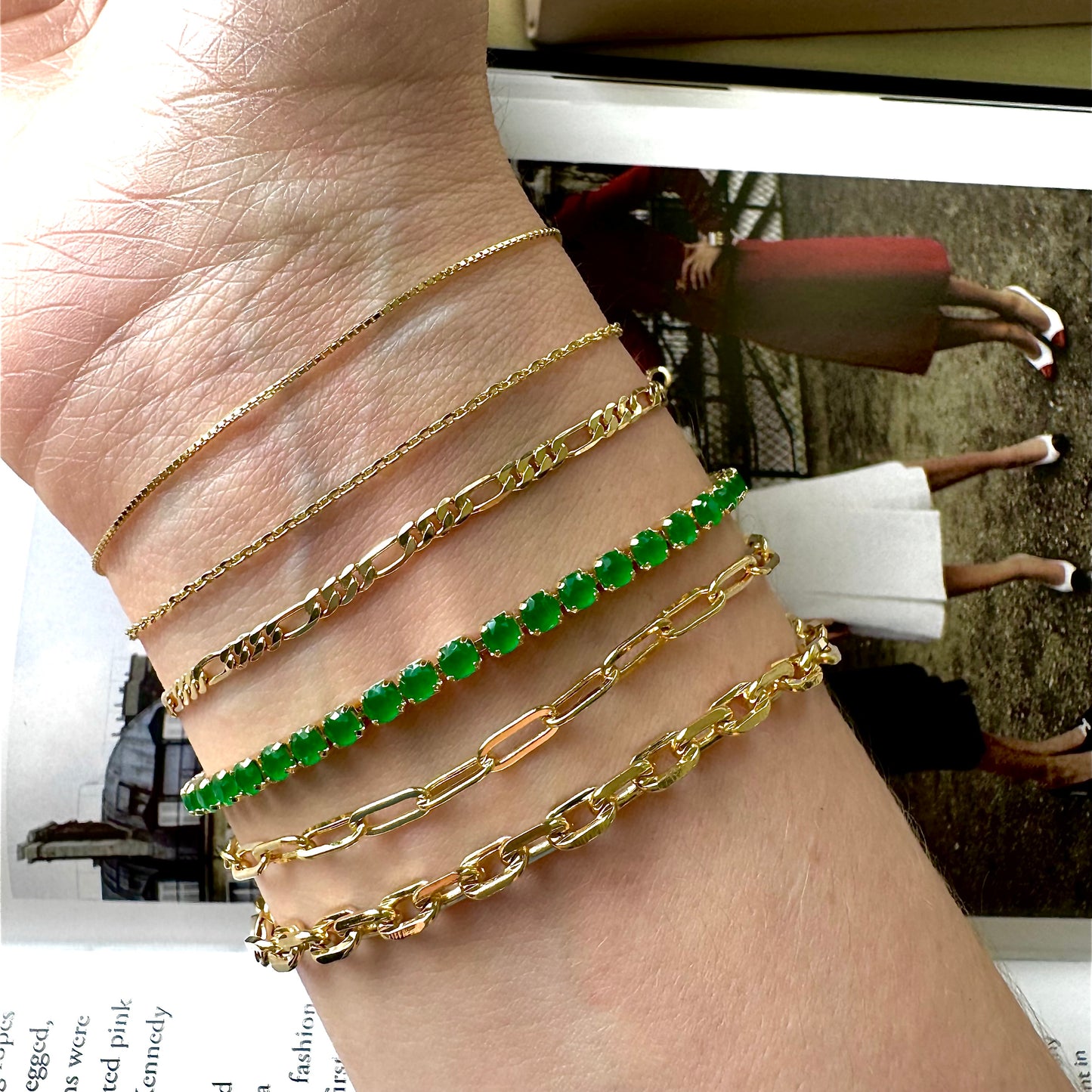 Box Chain Bracelet - Fanie Marie Jewelry