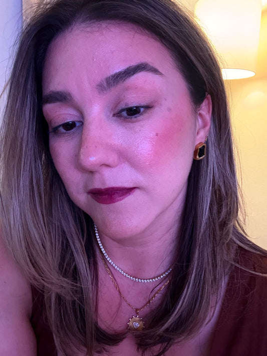 Verona Black Onyx Statement Studs