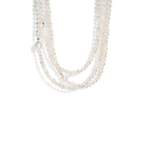 Enhance your elegance with the PEARL LONG NECKLACE. Featuring multiple pearls, this necklace adds a touch of sophistication to any outfit. Expertly crafted for a flawless finish, it will elevate your style to new heights. Make a timeless statement with this stunning piece.
Material: natural pearls + 18K gold plated