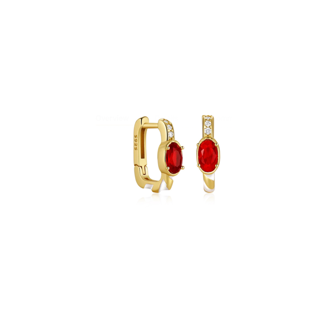 Introducing CARAMEL RED HOOPS, the perfect blend of indulgent caramel and eye-catching golden hoops. Each bite is a burst of rich flavor and elegant design. Satisfy your sweet tooth while adding a touch of sophistication to your snack selection.
Material: .925 Sterling Silver + 14K gold plated
Measurements: .50 x .45 in diameter