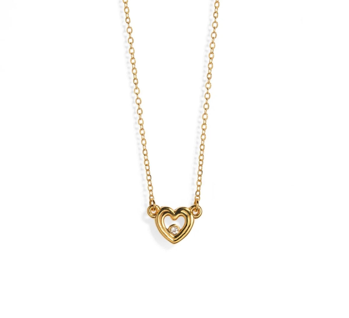 Eternal heart necklace 24k Gold Plated