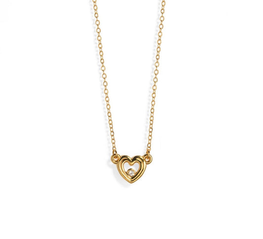 Eternal heart necklace 24k Gold Plated