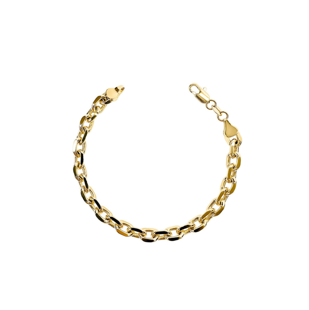 Cut Anchor Link Bracelet - Fanie Marie Jewelry