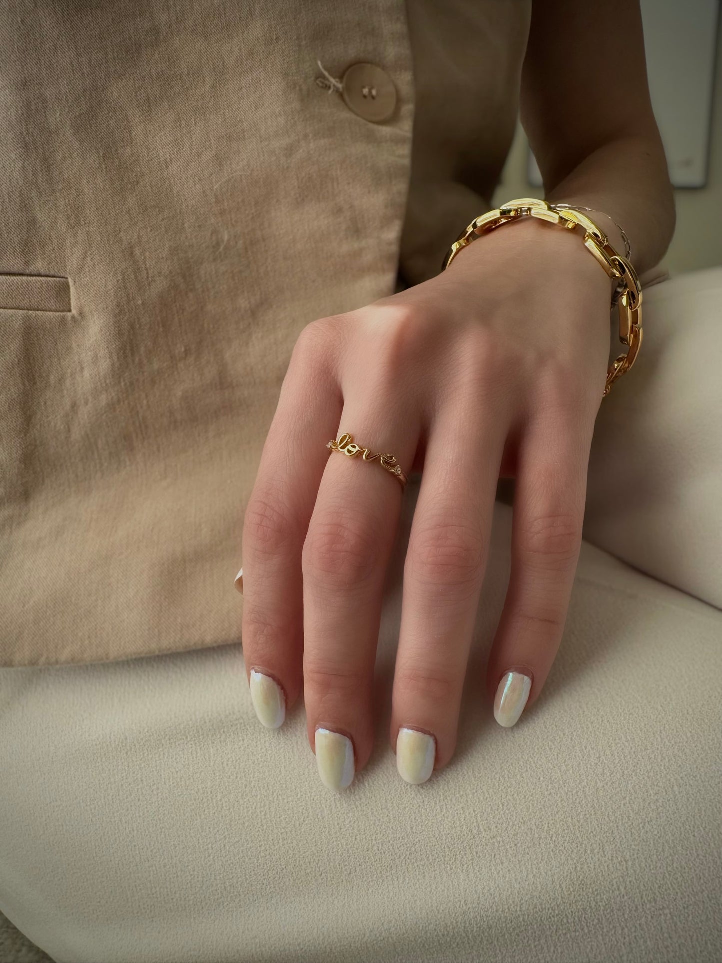 Love Gold Ring