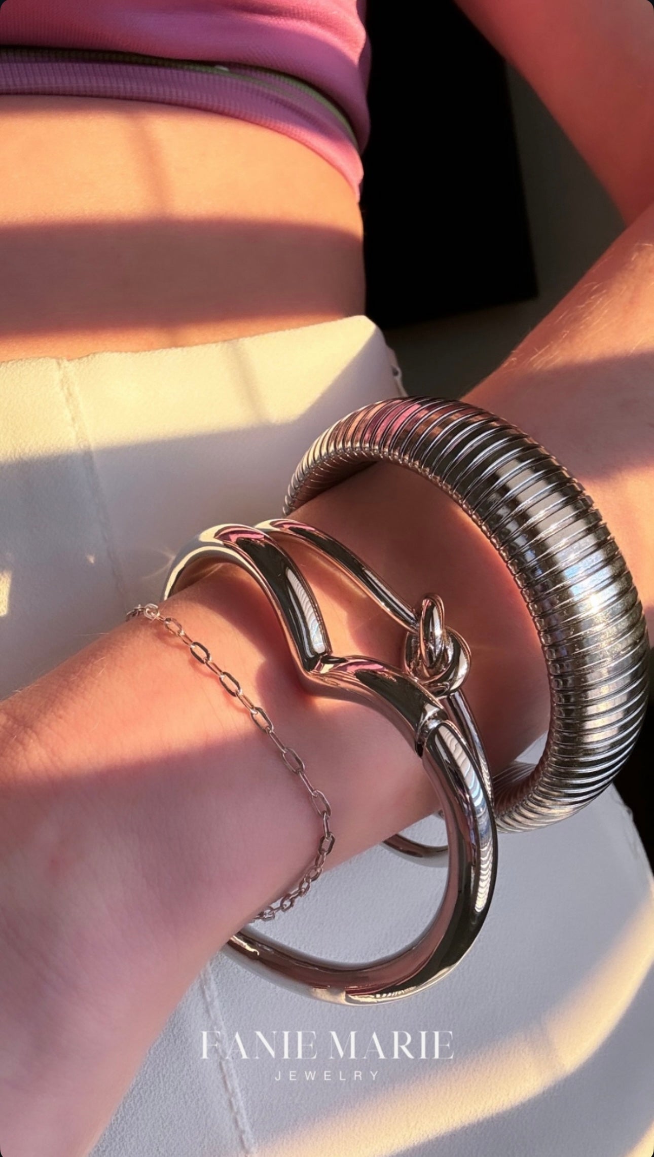 Heart Bangle Cuff Bracelet