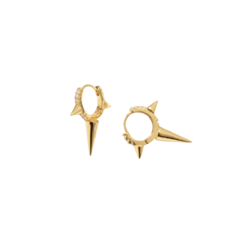 Challenge the norm and stand out with ICEBERG SPIKE HUGGIES. These bold earrings make a statement with their unique design, perfect for the risk-taking fashionista. Show off your daring style and add a touch of adventure to any outfit.
Material: Sterling silver .925 + 18K gold plated