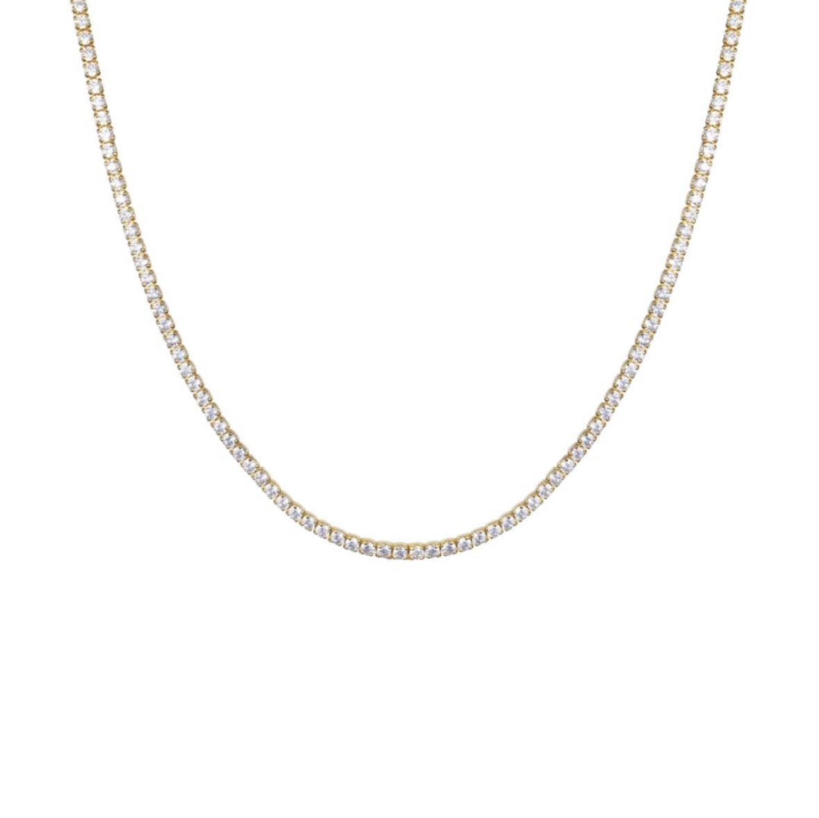 Show your love for the game with our Tennis Heart Necklace! This beautiful necklace features a delicate heart pendant, adorned with a tennis racket and ball charm. Made with high-quality materials, this necklace is perfect for any tennis enthusiast. Stay stylish on and off the court with this must-have accessory!