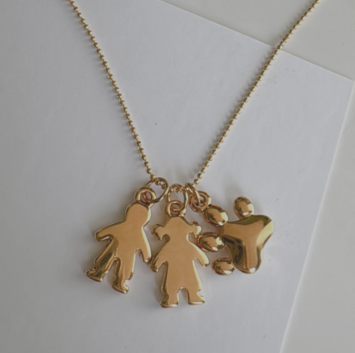 Choose your favorite chain and charms! This boy Charm pairs perfectly with a boy or girl charm or a paw chain.