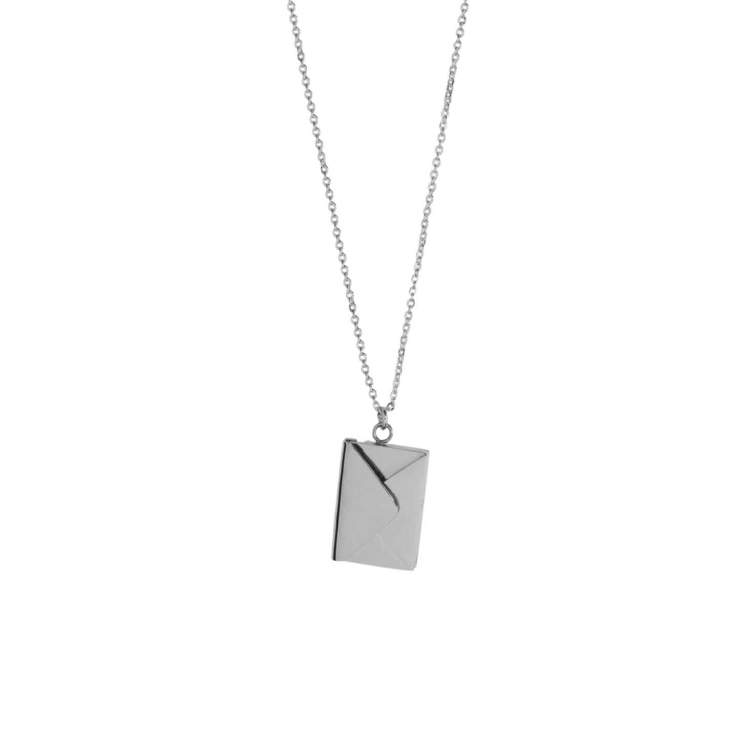 Envelope Message Silver Necklace