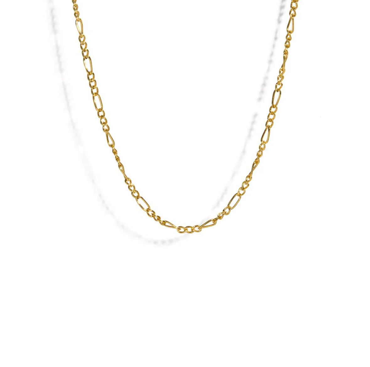 Thin Figaro Chain 20 In