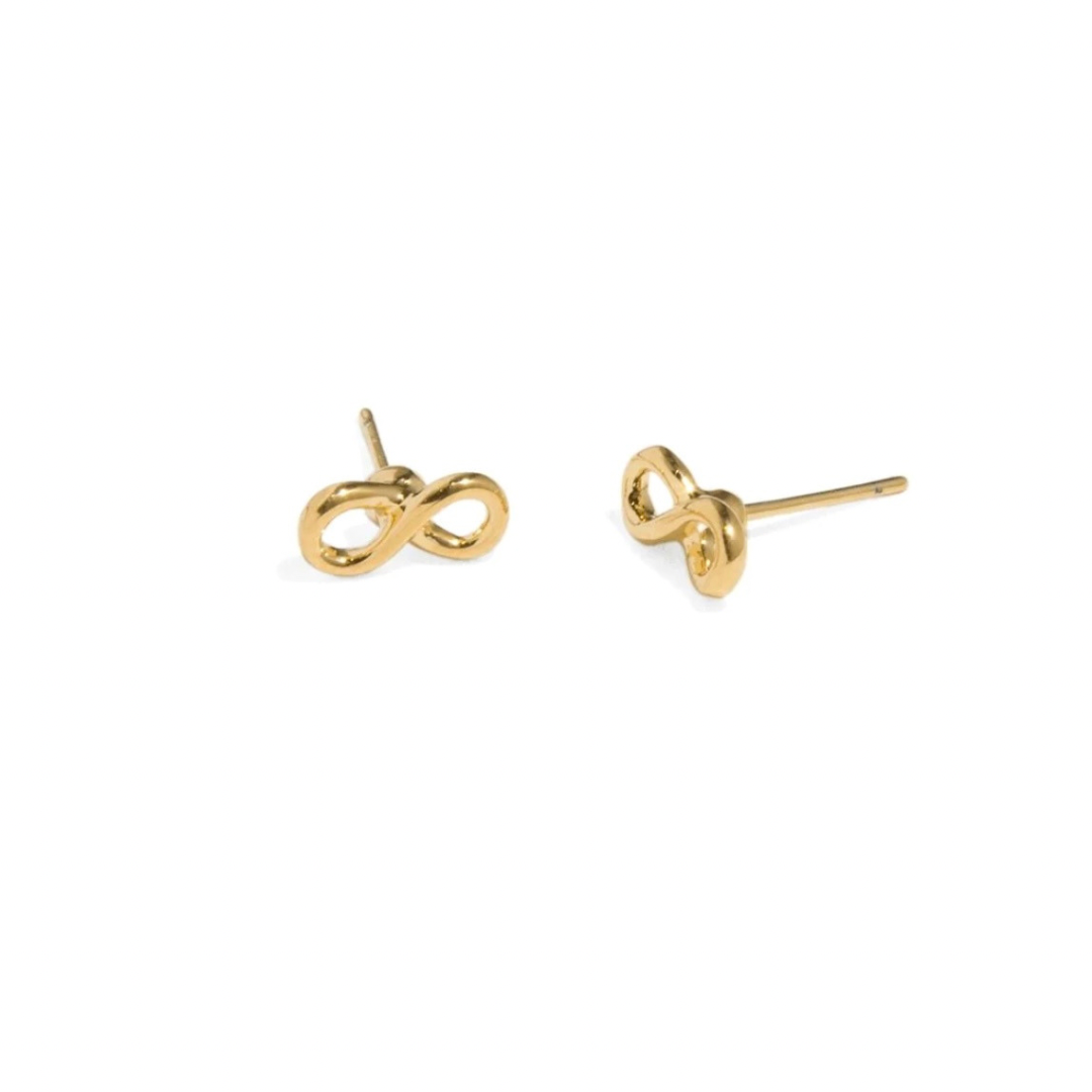 Unleash your infinite style with these INFINITY STUDS. These versatile earrings add a playful touch to any outfit, and their timeless design symbolizes limitless possibilities. Elevate your look and make a statement with these studs.


Material: 14K gold plated