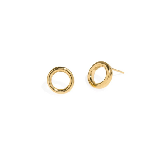 Add a touch of golden glamour to your look with these quirky CIRCLE STUDS. These circular studs bring a playful and fun vibe, perfect for someone who doesn't take themselves too seriously. Let these studs be your golden ticket to a unique and stylish look!


Material: 14K gold plated