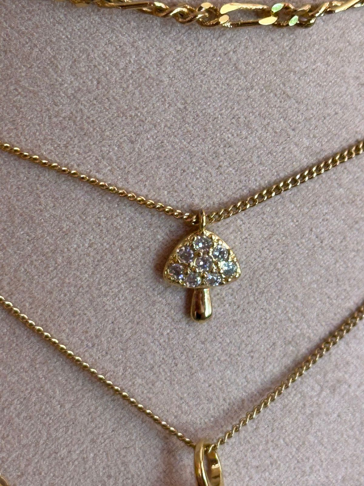 Mushroom Necklace