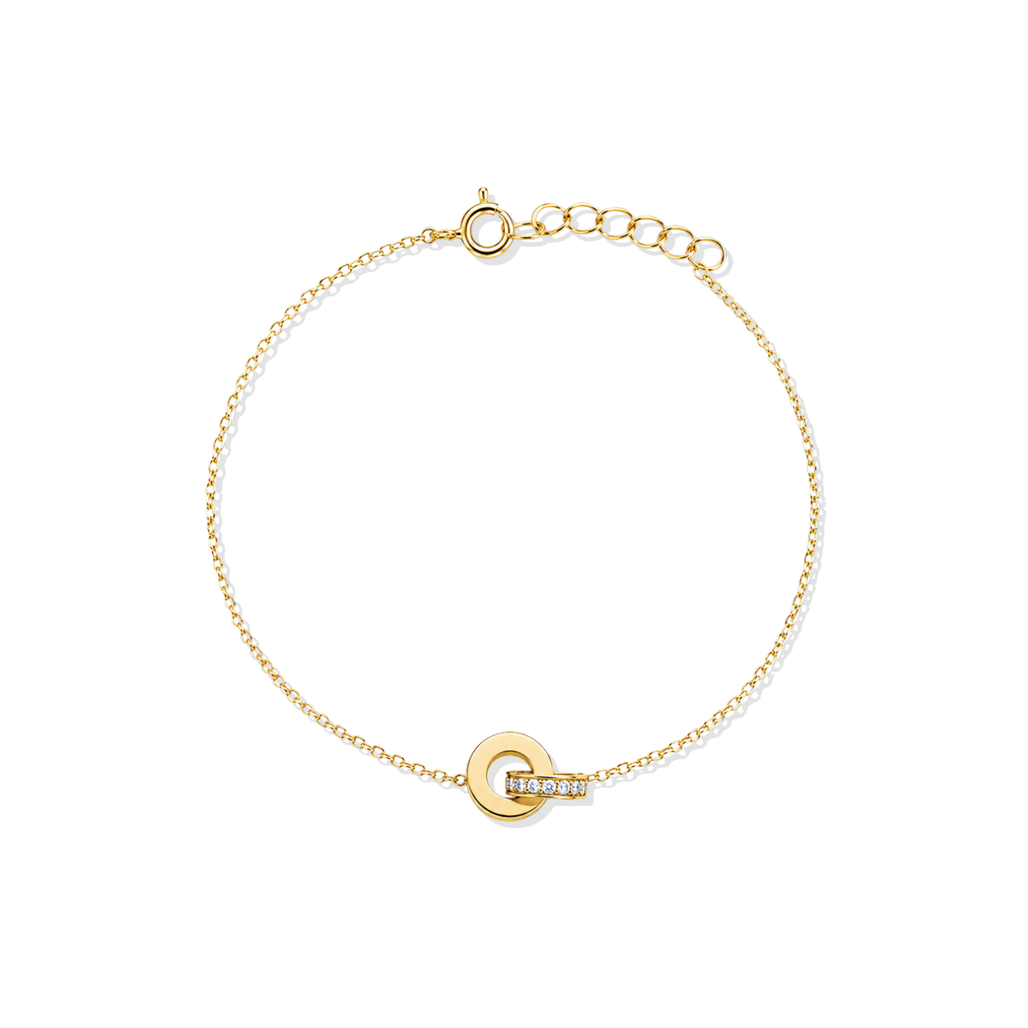 You & Me Gold Bracelet