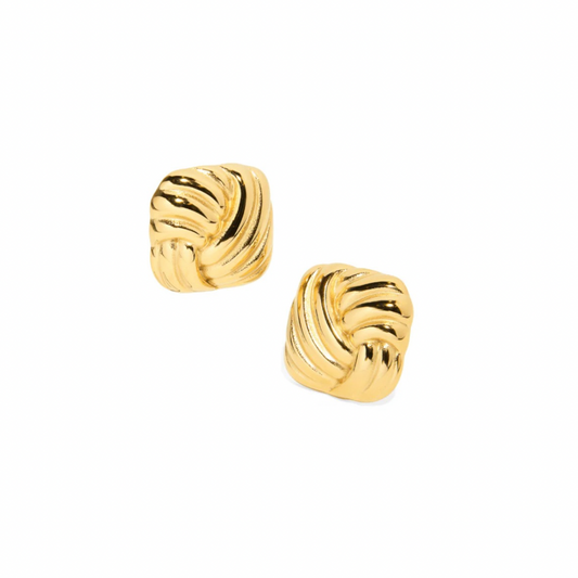 The Capri – Squared Line Stud Earrings