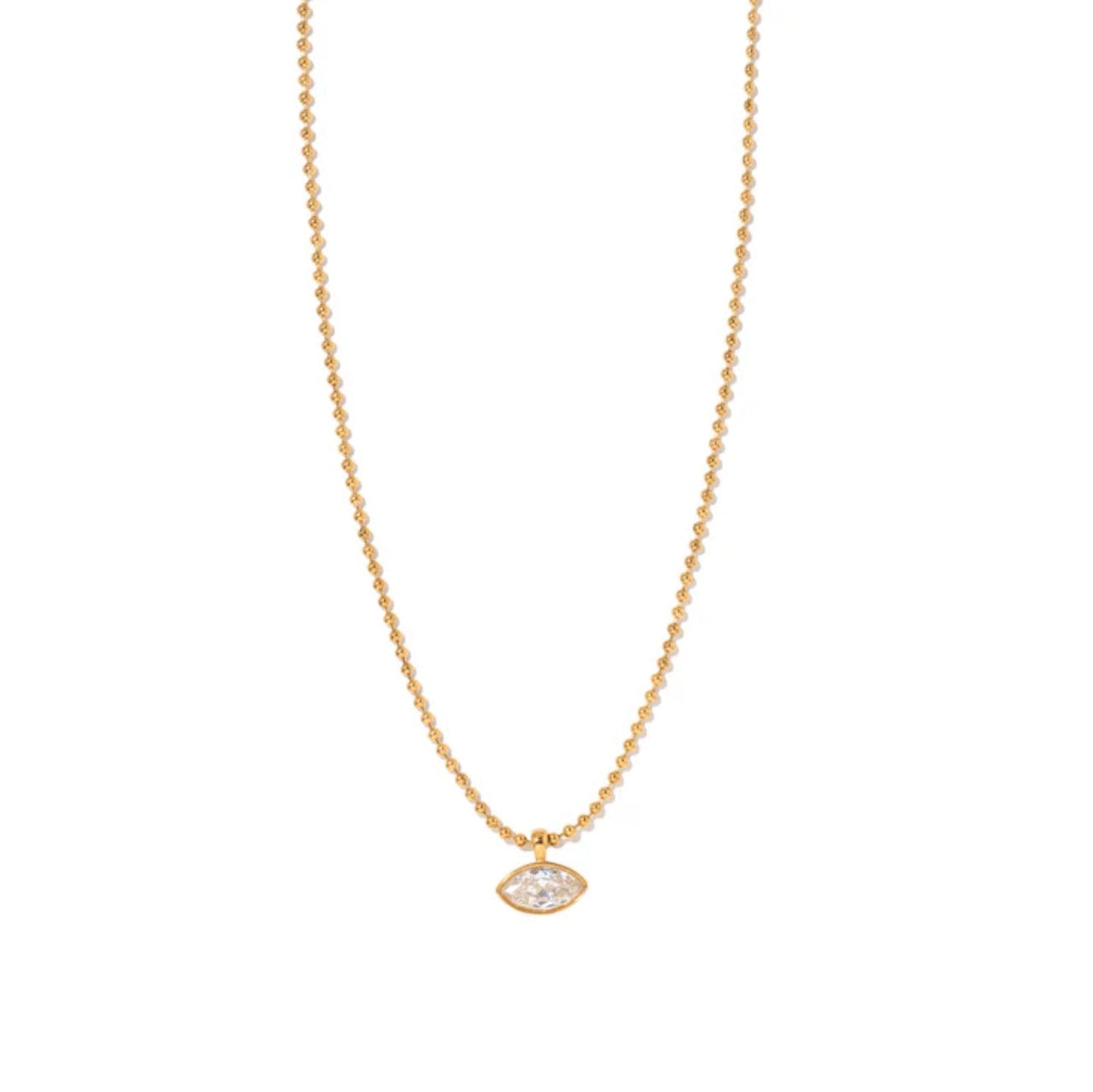 Charlotte Marquise Ball Chain Necklace