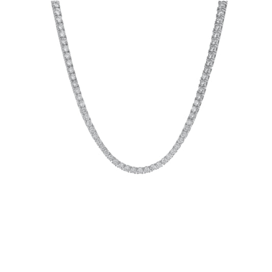 Serena Silver Tennis Necklace