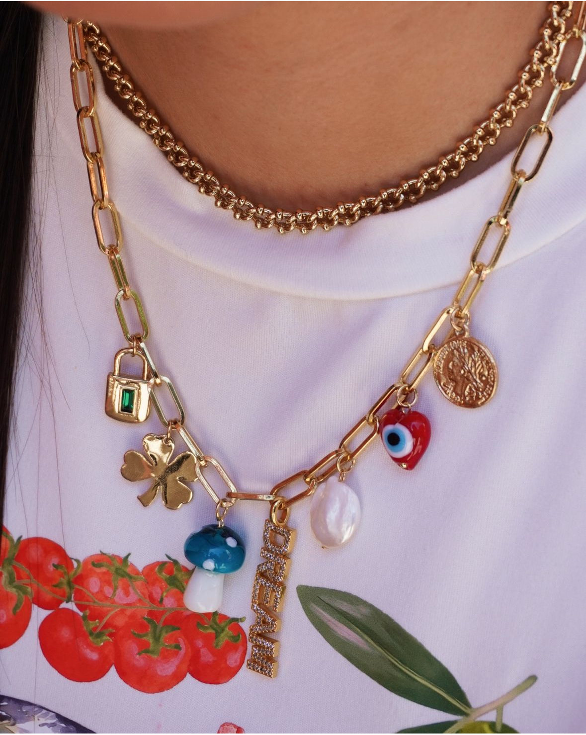 Charms Colorful Necklace