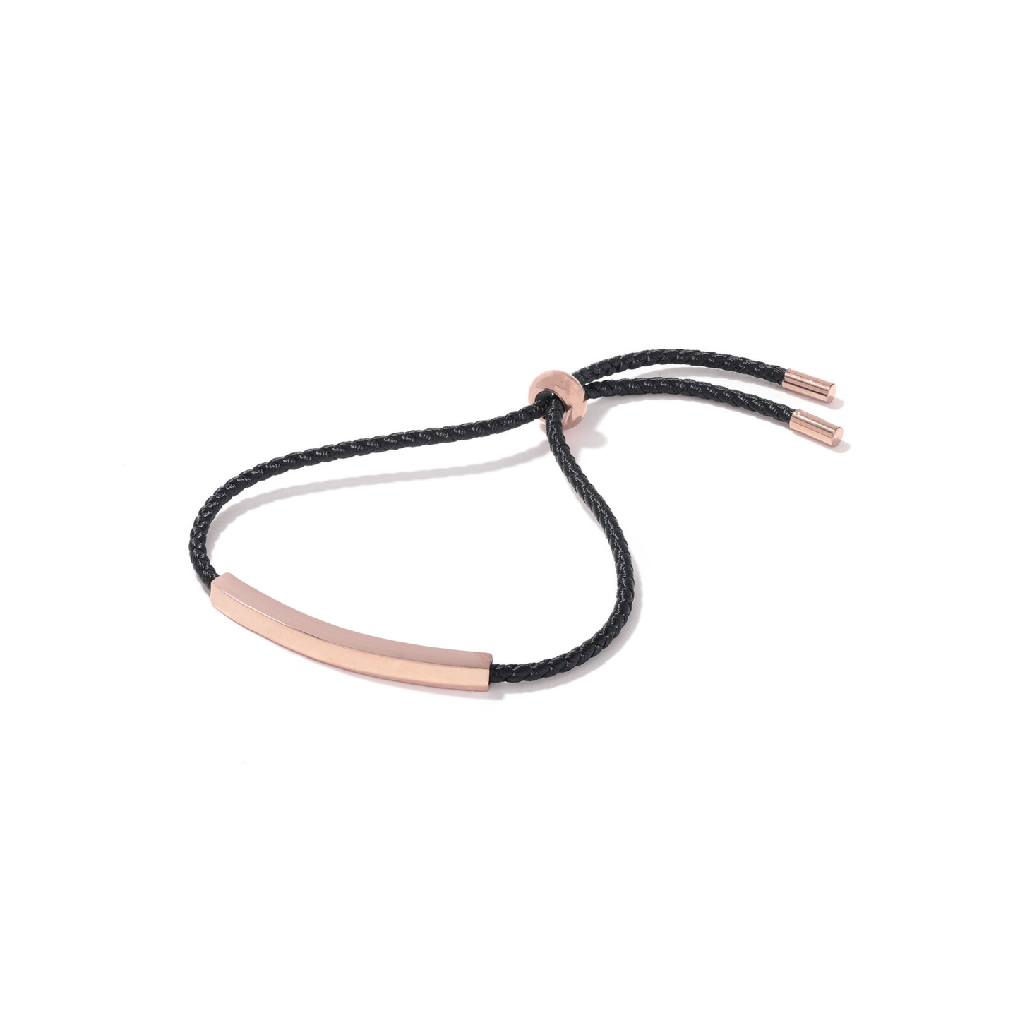 Black + Rosegold Friendship Bracelet