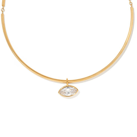 Caroline Marquise Collar Necklace