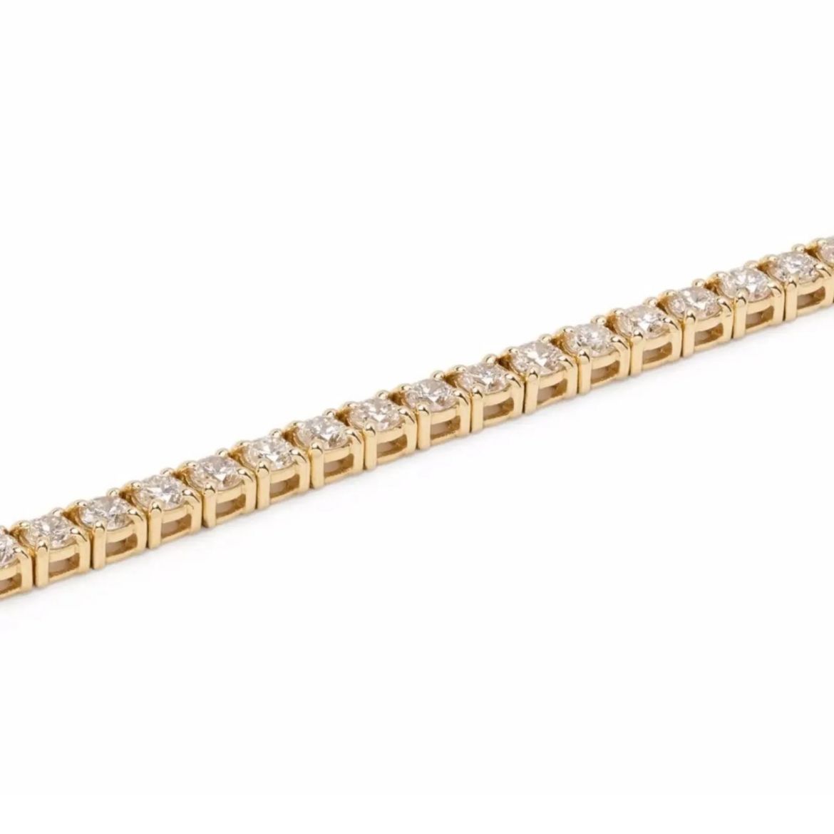 Golden Tennis Bracelet