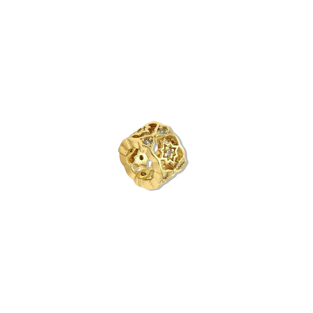 Guidance charm — 18K gold-plated pavé intention charm from the Inner Power Collection