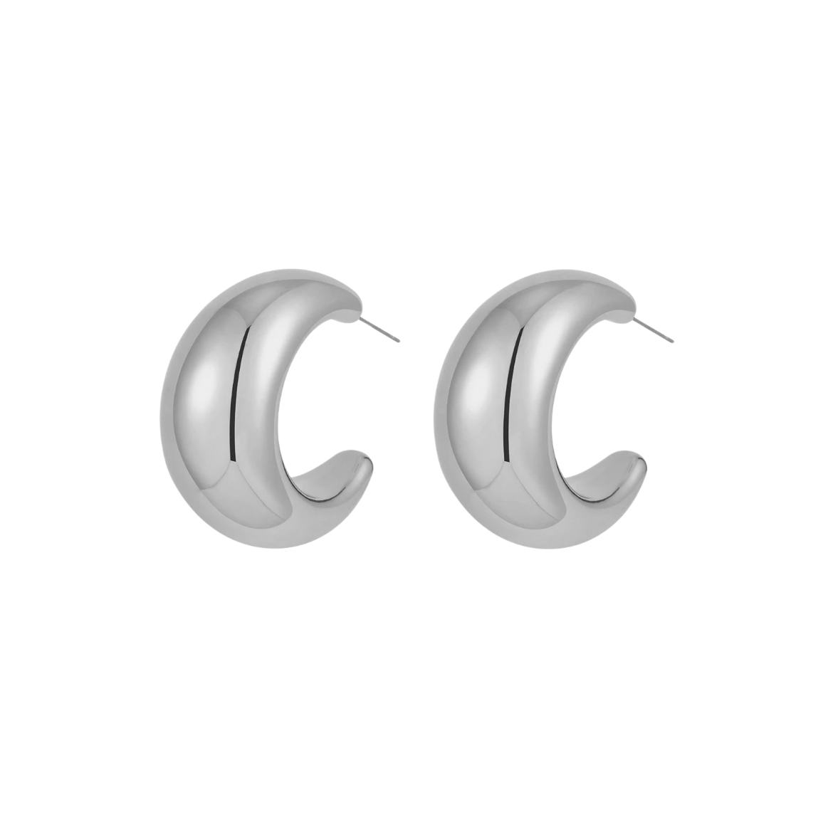 The Bold hoops is the classic hoop we all love. We can wear this over and over again for our all-time staple.

thick hoop earrings  the most in-demand and chunky styles


Material: Stainless Steel

Measurements: 1.60 x .75 in
