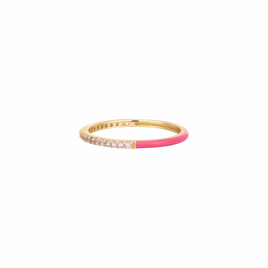 Unleash your daring side with our ENAMEL PINK RING! This ring boasts a bold and vibrant pink enamel design, perfect for those who like to take risks and stand out in a crowd. Let your adventurous spirit shine through with this eye-catching piece.


Material: Sterling silver .925 + 18K gold plated