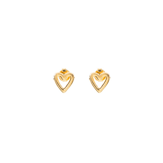 Show some love with these heart-shaped studs!

These heart earrings are more than just a fashion statement - they're a symbol of love and affection. Show the world how much you care with these beautiful studs. 

Material: 14k gold plated