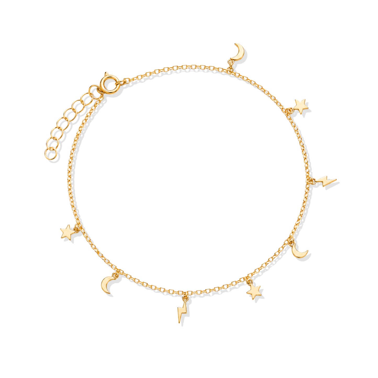 Celestial Charm Gold Anklet