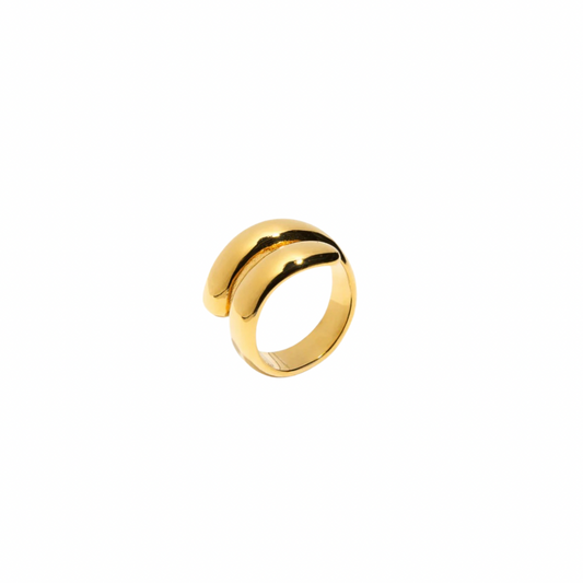 The Aura – Spiral Gold Ring