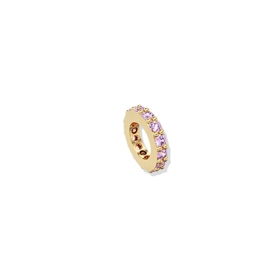 June charm — 18K gold-plated summer pavé intention charm, Inner Power Collection