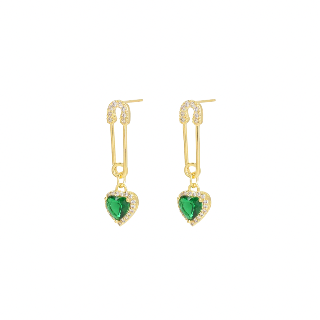 Enhance your outfit with our elegant CLIP GREEN HEART EARRINGS. Featuring beautiful green heart-shaped pendants, these earrings are perfect for adding a touch of sophistication to any look. Made with high-quality materials, they are both stylish and durable. Upgrade your accessory collection with these stunning earrings.

Sparkling with every movement, they make a perfect gift for your loved one or a luxurious treat for yourself.


Material: Brass + 14K gold plated + zircon
Measurements: 1.20 x .30 in