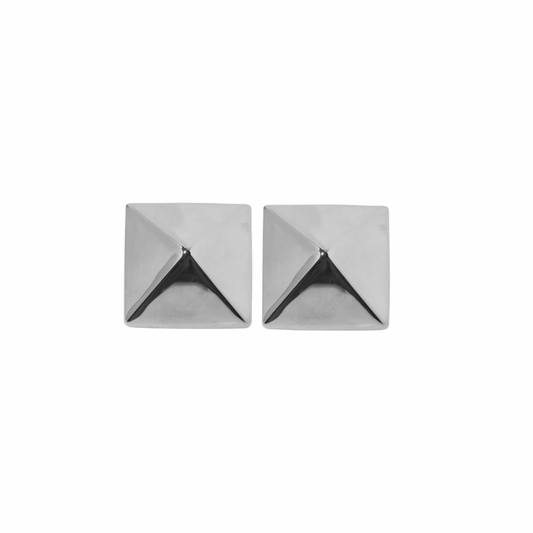 Add a touch of sophistication to your wardrobe with our Pyramid Silver Earrings. Made from high-quality silver, these earrings feature a unique pyramid design that exudes elegance and style. Transform your look with these timeless earrings that will elevate any outfit.


Material: Stainless Steel + 18K gold plated

Measurements: 1.10 x 1.10 in