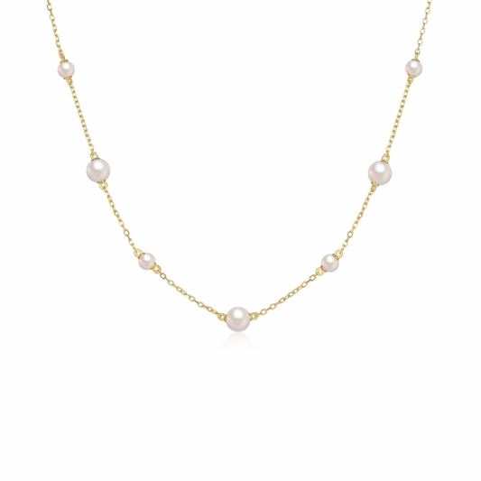 Indulge in the understated luxury of our DELICATE PEARL GOLDEN NECKLACE. Elegant and sophisticated, this golden necklace features delicate pearls that add a touch of refinement to any outfit. Bring a touch of classic beauty to your wardrobe with this exclusive piece.


Material: .925 Sterling Silver + 18K gold plated
Measurements: 14.80 + 2.00 in 