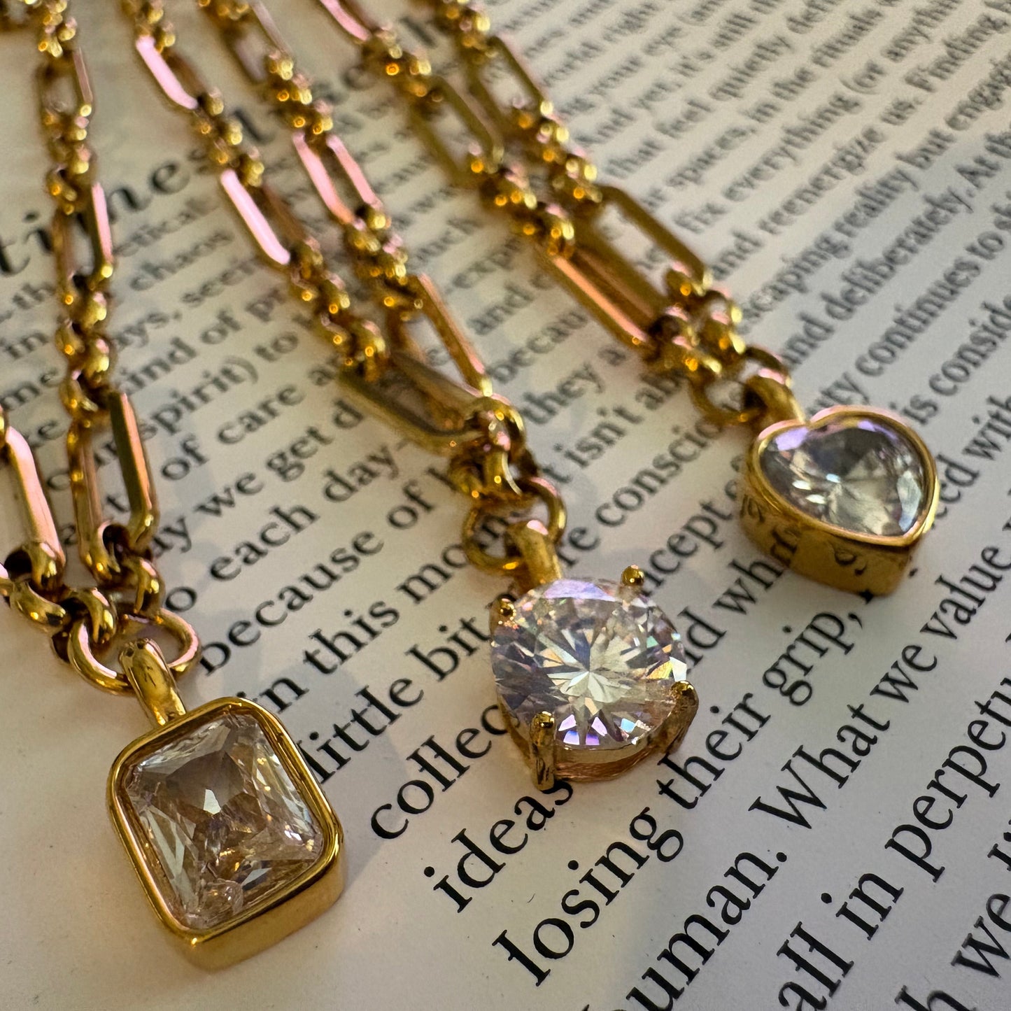 Maya charm bracelet worn on wrist