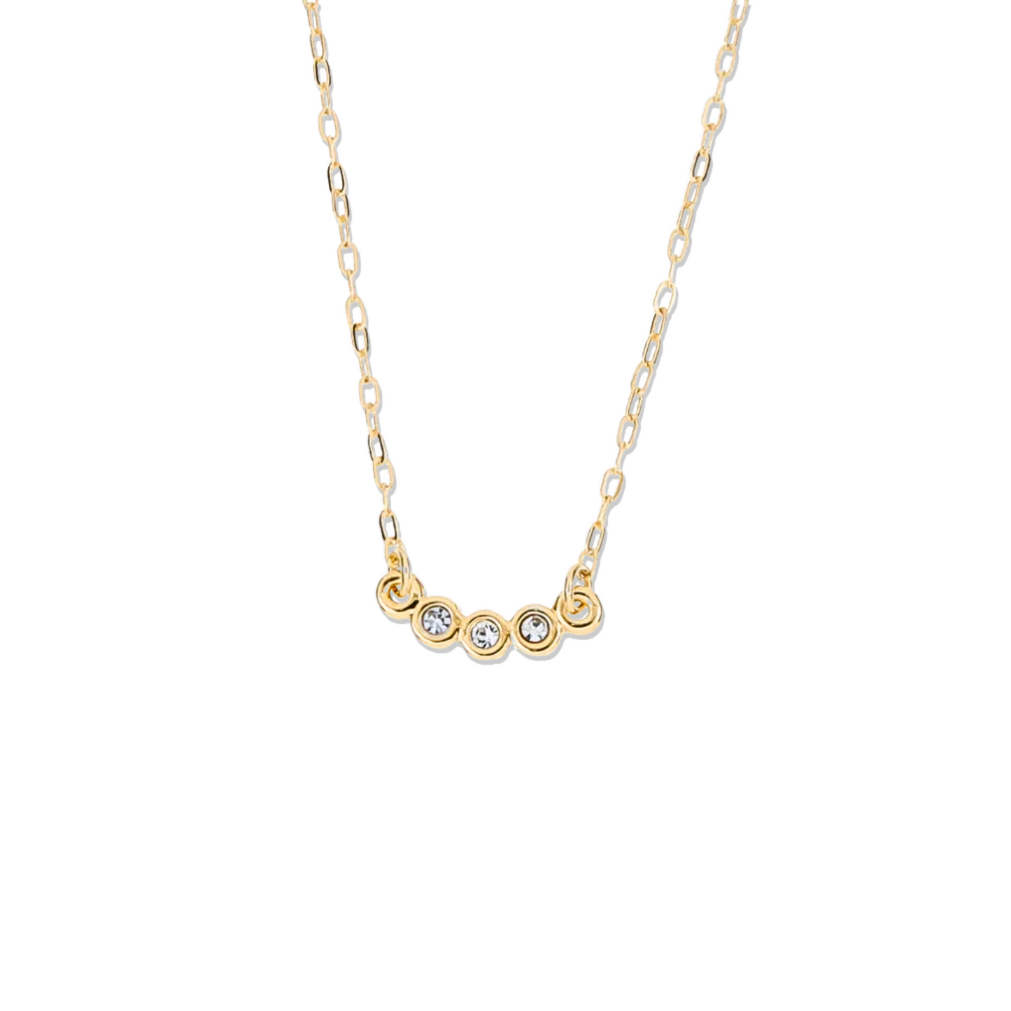 The Aurora – Triple Spark Pendant Necklace